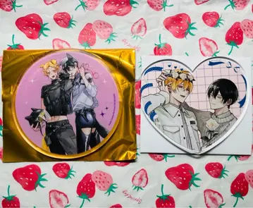 moment ameiro 자라메 상어 선생님 아크릴 코스터 2개