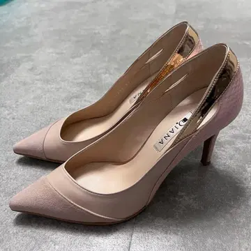 다이애나 미인 펌프스 8.5cm 힐 고급스러운 핑크