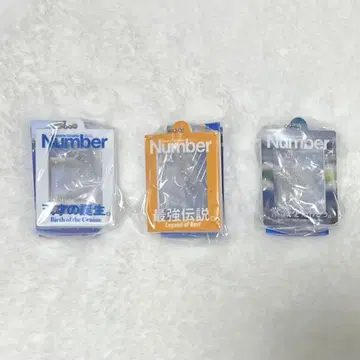 누구나 변신! 아크릴 참 넘버 3개 세트