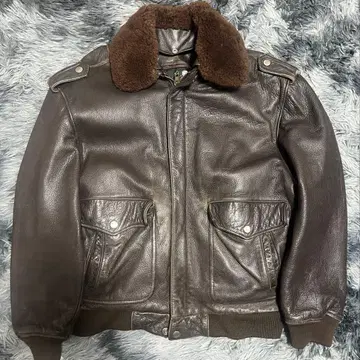 브라운 가죽 짧은 기장