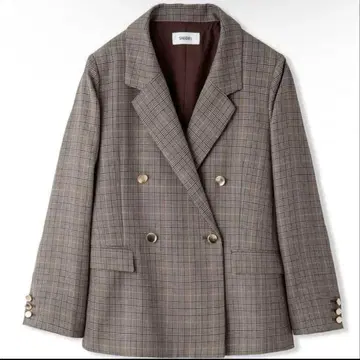 SNIDEL 클래식 체크 자켓