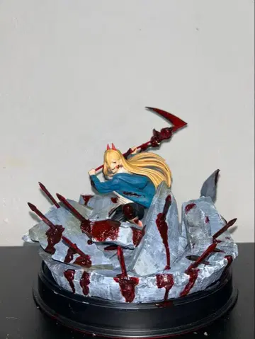 체인소 맨 파워 피규어 디오라마 받침대