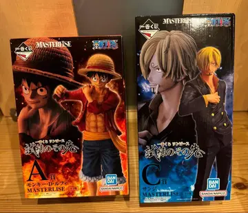 제일복권 원피스 시련의 그 너머 루피&상디 피규어