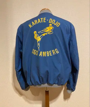80s KARATE-DOJO 자켓 M / 빈티지 수베니어 쿵푸