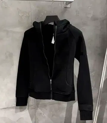 룰루레몬 풀 지퍼 후디 후드티 블랙 S 사이즈 2