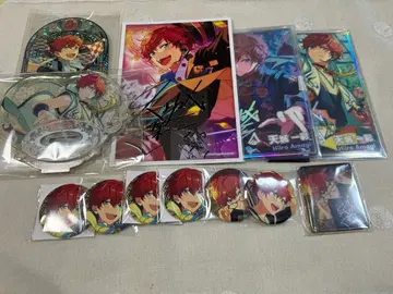 앙스타 아마기 히이로 캔뱃지 사인 스티커 액스 타코롯타