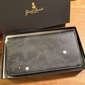 미사용 새상품 Gentil Bandit 블랙 장지갑