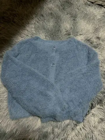 w closet 2WAY 라메 가디건