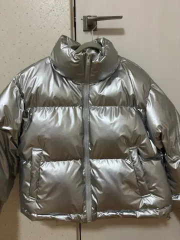 실버 다운 자켓