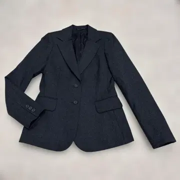 띠어리 울 혼방 테일러드 자켓 그레이 0