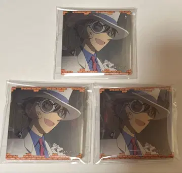 명탐정 코난랜드 TD 메모리얼 캔뱃지 vol.4 괴도 키드 3점