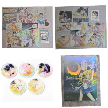 18점 클리어 파일 엽서 세일러문 카페