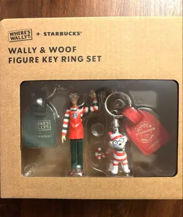 패키지 없음 한국 스타벅스 월리 콜라보 키링 한정판