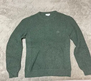 LACOSTE 그린 크루넥 스웨터 US M
