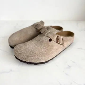 버켄스탁 41 26.5 보스턴 사보 샌들 스웨이드 토프