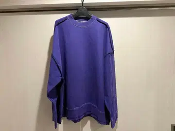 MAISON SPECIAL 맨투맨 02 퍼플 트레이닝복