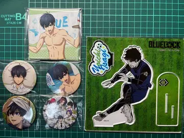 블루 록 블루록 원작 그림 마즐 아크릴 스탠드 캔뱃지 종합 이사기 요이치