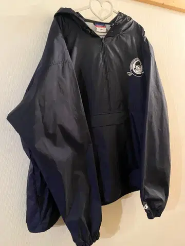 SALE 중 Champion 나일론 하프 지퍼 아노락 자켓