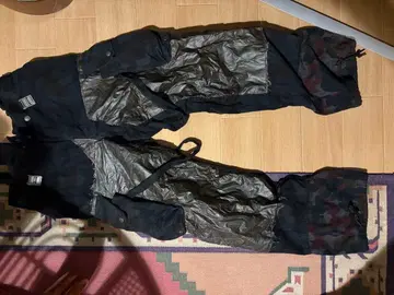 스위스군 밀리터리 m57 알펜카모 블랙 염색