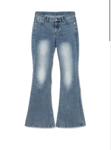 ANDMARY Heart hip flare denim