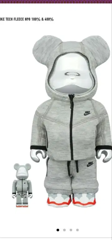 NIKE 베어브릭 400% & 100%