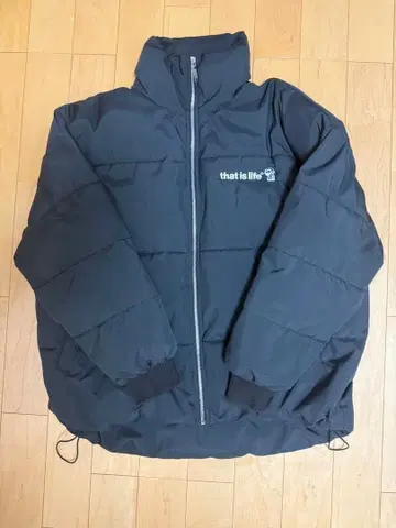 that is life 블랙 다운 자켓