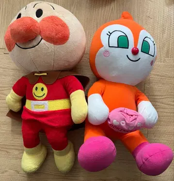 호빵맨과 짤랑이 봉제 인형 세트