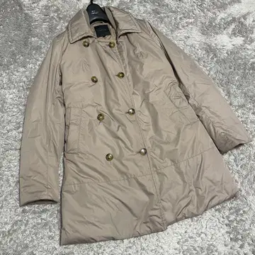 최근 모델 띠어리 다운코트 더블 브레스트 트렌치코트 사이즈 S