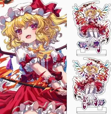 동방 프로젝트 아크릴 스탠드 리버서블 인쇄 플랑도르 스칼렛