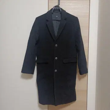 HARE 블랙 체스터 코트 M