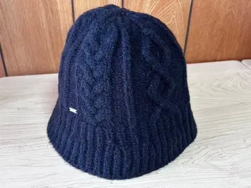 Seven fairy 니트 모자 버킷햇 블랙 [ 새상품 ]