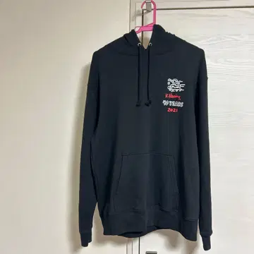 THRASHER 블랙 후드티