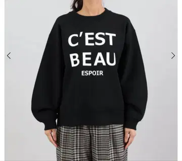 스콧 클럽 플로키 로고 니트