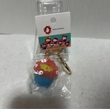 산리오 미야쿠미야쿠 입체 마스코트 클리어 컬러 키링 폼폼푸딩