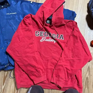 starter 후드티 빨간색