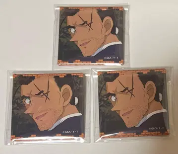 명탐정 코난랜드 TD 메모리얼 캔뱃지 vol.4 야마토 칸스케 3개