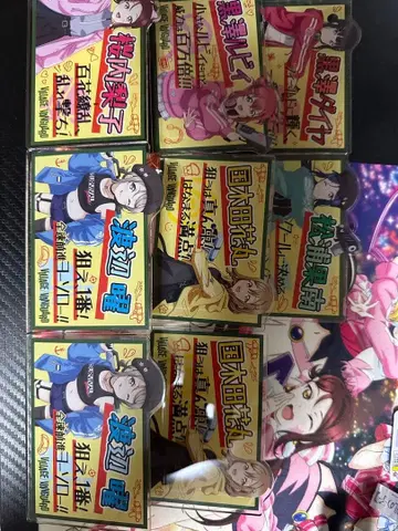 러브 라이브 선샤인 아크릴 플레이트 빌리지 뱅가드 8개