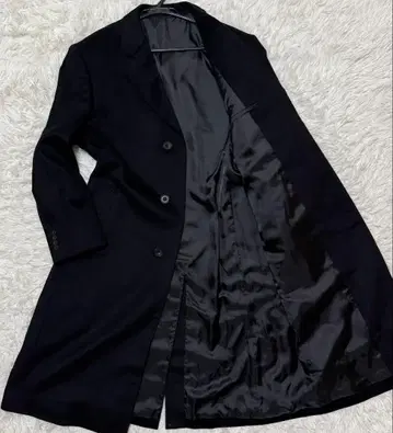 [ 컨디션 최상 ] 캐시미어 100% 체스터 코트 롱 기장