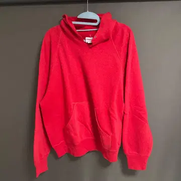 80s~90s 미국제 후드티 빨간색 M