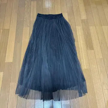 그린 라벨 릴랙싱 리버서블 튤 플리츠 스커트