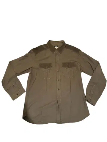 D&G 카키 버튼업 셔츠 40/34