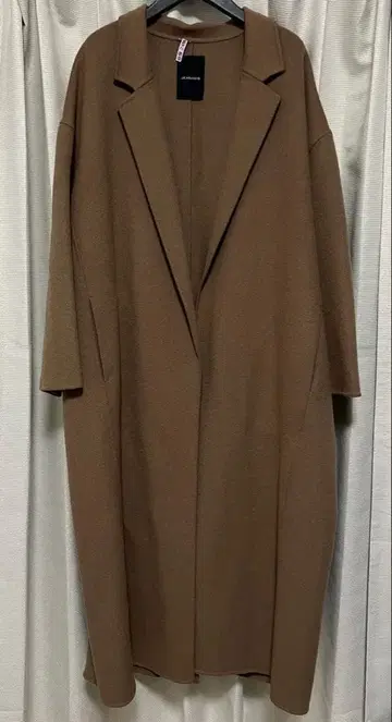 JEANASIS 브라운 카멜 롱 코트