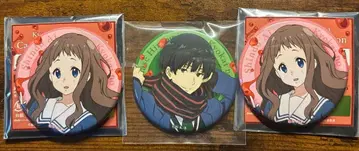 쿄애니 경계의 저편 캔뱃지 신도 아이 나세 히로오미 세트