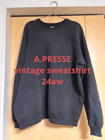 A.PRESSE vintage sweatshirt 24aw