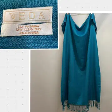 VEDA 실크 파슈미나 대형 스톨