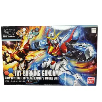 HGBF 1/144 트라이 버닝 건담 피규어
