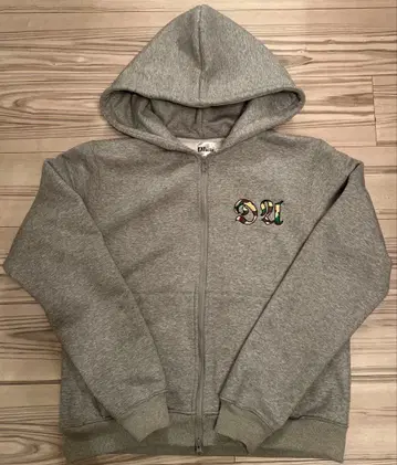 [ Deaile ] DA 로고 집 후디 그레이 M 사이즈