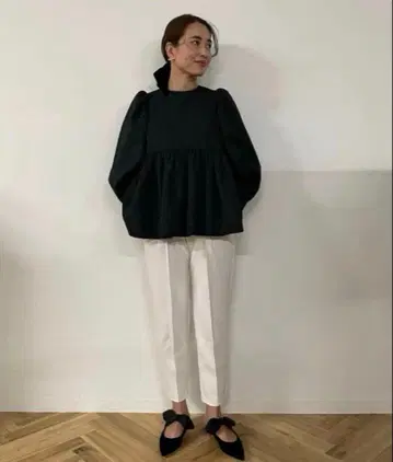 OHGA 마쉬멜로우 팬츠 밀크 M