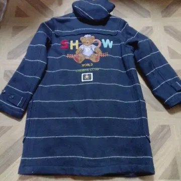 핑크하우스 더플 코트 네이비