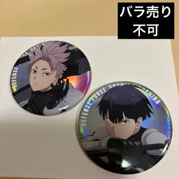 괴수 8호 베이스 야드 오로라 캔뱃지 2점